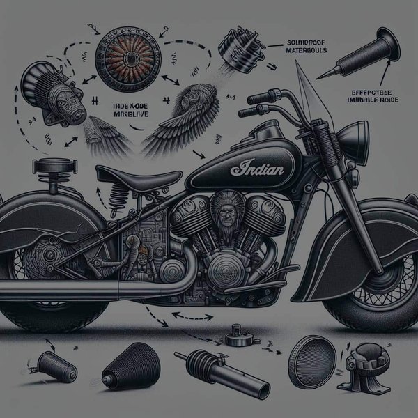 Comment réduire efficacement le bruit du moteur sur une Indian Chief Vintage pour une conduite plus paisible ?