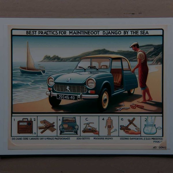 Quelles sont les meilleures pratiques pour l'entretien d'une Peugeot Django en bord de mer ?