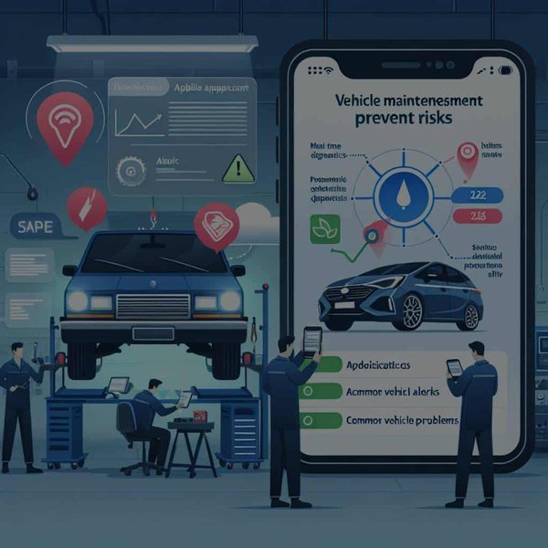 Comment les applications mobiles pour la gestion de la maintenance des véhicules préviennent-elles des risques?