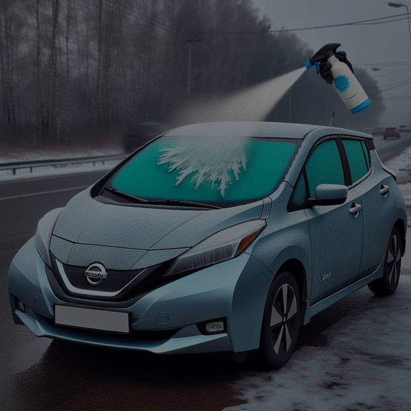 Quelle est la méthode la plus efficace pour dégivrer le pare-brise d'une Nissan Leaf ?